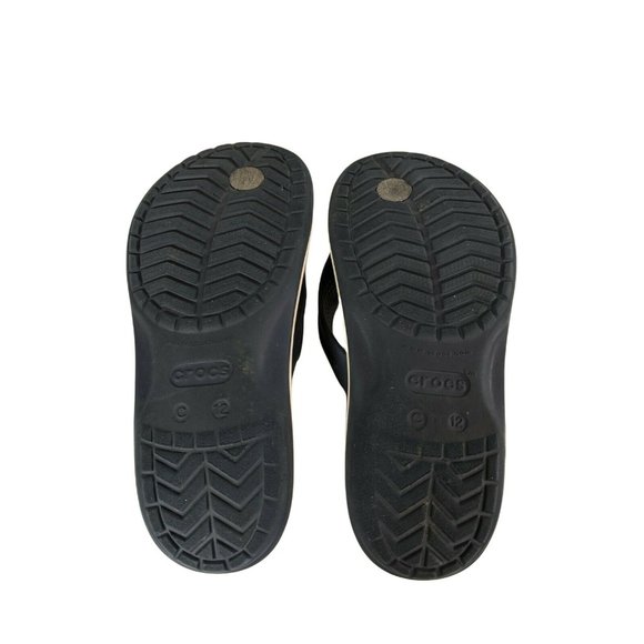 Kids Unisex Croc Crocband Casual Flip Flop Sandal Slides Navy Relaxed Fit Sz 12 - Picture 6 of 6
